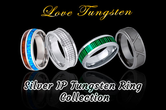 Love Tungsten's Silver Tungsten Rings Collection